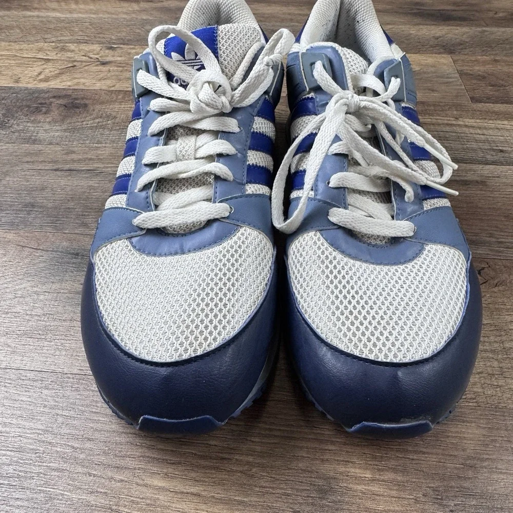 Vtg ADIDAS‎ ZXZ 456 Navy White Blue Originals Y2K Streetwear Preppy Classic